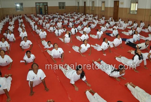 International Yoga Day observed with enthusiasm across Mangaluru 1